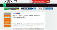 Desktop Screenshot of jackpotlotteryonline.com